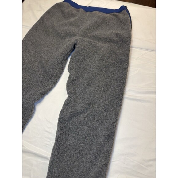 Vintage 90s Patagonia Gray Fleece Sweatpants Side Zipper Back Pocket Mens XL - Picture 2 of 12